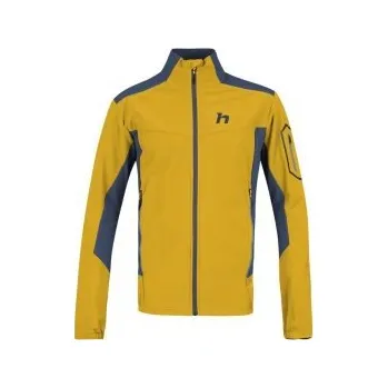 Pánská softshellová bunda Hannah SEUMAS II golden palm/india ink M; Žlutá bunda + DÁREK DLE VÝBĚRU!