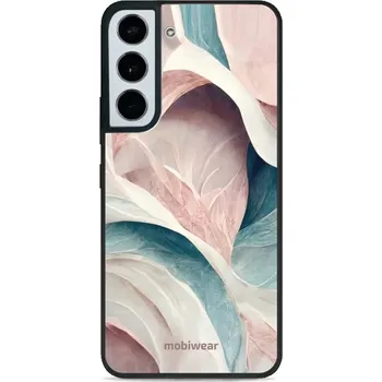 Pouzdro na mobilní telefon Lesklý kryt Mobiwear Glossy - Samsung Galaxy S22 - G026G - Růžový a zelenkavý mramor (Prémiové lesklé pouzdro, obal, kryt Mobiwear Glossy na mobil Samsung Galaxy S22 - G026G - Růžový a zelenkavý mramor, materiál Plast + TPU silikon - krytí po všech)