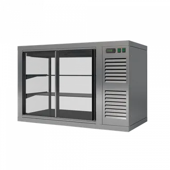 Vinotéka MODUS S 1200 × 500 × 650 chladící vitrína obslužná, agregát vlev