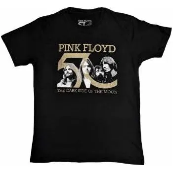 Merch Pink Floyd: Pink Floyd Unisex T-shirt: Band Photo & 50th Logo (x-large) XL