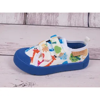 Chlapecká obuv D.D.step Plátěnky tenisky D.D. step CSB-320A s barevnými zvířátky velikost: 30