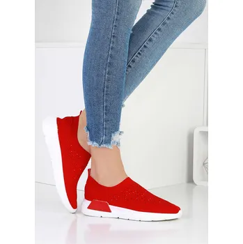 Dámské tenisky SPORT Červené slip on tenisky 1901-4R Velikost: 37