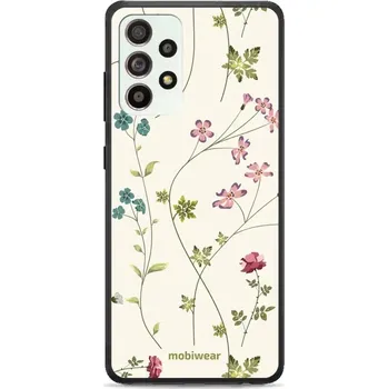 Pouzdro na mobilní telefon Lesklý kryt Mobiwear Glossy - Samsung Galaxy A52S 5G - G035G - Tenké rostlinky s květy (Prémiové lesklé pouzdro, obal, kryt Mobiwear Glossy na mobil Samsung Galaxy A52S 5G - G035G - Tenké rostlinky s květy, materiál Plast + TPU silikon - krytí po všech)