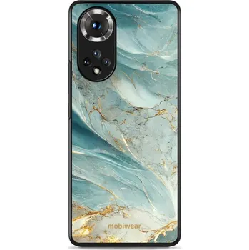 Pouzdro na mobilní telefon Lesklý kryt Mobiwear Glossy - Honor 50 - G022G Zelenkavý a zlatavý mramor (Prémiové lesklé pouzdro, obal, kryt Mobiwear Glossy na mobil Honor 50 - G022G Zelenkavý a zlatavý mramor, materiál Plast + TPU silikon - krytí po všech stranách, neošoupatelný)