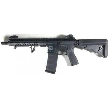 Airsoftová zbraň EPeS Custom EPeSní Major AR15 Mlok Medium 10" AEG Delta Armory černá