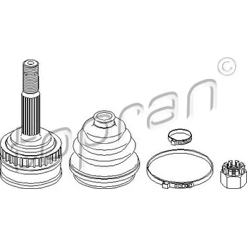 Poloosa kola Sada kloubů, hnací hřídel, , 0374175S, 374175S, 90334947S, TOPRAN, 206 113