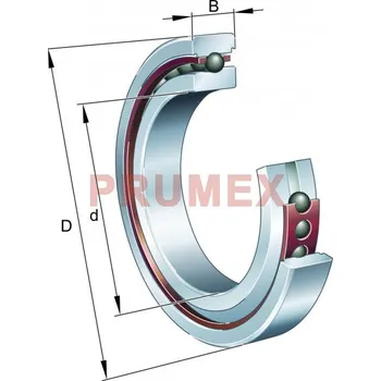 FAG HC 71908-E-T-P4S-UL kuličkové ložisko s kosoúhlým stykem
