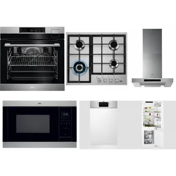 Set domácích spotřebičů AEG BSK792380M + AEG Mastery StepPower HGB64420SM + AEG Mastery DBB5660HM + AEG Mastery MSB2547D-M + AEG Mastery MaxiFlex FEE73517PM + AEG Mastery FlexiShelf SCE818D3LC