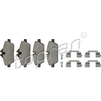 Brzdová destička Sada brzdových destiček, kotoučová brzda, , 34106884263, 34116767143, 34116767144, 34116771837, 34116771838, 34116772892, 34116774050, 34116860016, TOPRAN, 501 142