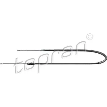 Brzdový systém Tažné lanko, parkovací brzda, , 09160551, 3640000QAA, 4500251, 7700311217, TOPRAN, 207 372