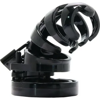 Pás cudnosti Black Label The Classic Stainless Steel Cock Cage Black