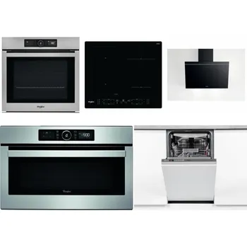 Set domácích spotřebičů WHIRLPOOL AKZ9 9480 IX + WHIRLPOOL WL B8160 NE + WHIRLPOOL AKR 62F LT K + WHIRLPOOL ABSOLUTE AMW 730 IX + WHIRLPOOL WSIO 3O34 PFE X