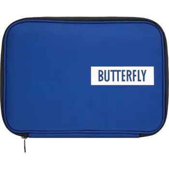Stolní tenis Doplněk BUTTERFLY Logo Case na 1 pálku modrá 32 x 3 x 24 cm