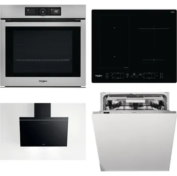 Set domácích spotřebičů WHIRLPOOL AKZ9 9480 IX + WHIRLPOOL WL B8160 NE + WHIRLPOOL AKR 62F LT K + WHIRLPOOL WIO 3T133 PLE