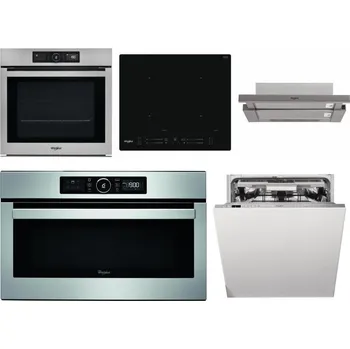 Set domácích spotřebičů WHIRLPOOL AKZ9 9480 IX + WHIRLPOOL WL S7260 NE + WHIRLPOOL AKR 5390/1 IX + WHIRLPOOL ABSOLUTE AMW 730 IX + WHIRLPOOL WIO 3T133 PLE