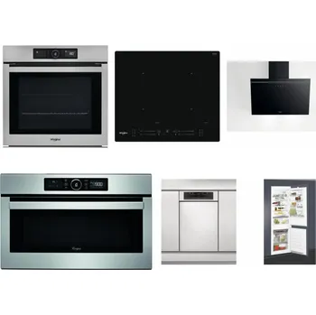 Set domácích spotřebičů WHIRLPOOL AKZ9 9480 IX + WHIRLPOOL WL S7260 NE + WHIRLPOOL AKR 62F LT K + WHIRLPOOL ABSOLUTE AMW 730 IX + WHIRLPOOL WSBO 3O34 PF X + WHIRLPOOL ART 65031