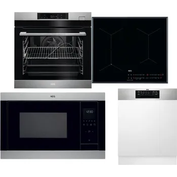 Set domácích spotřebičů AEG BSK782380M + AEG Mastery SenseFry IAE64431FB + AEG Mastery MSB2547D-M + AEG FEE72706PM