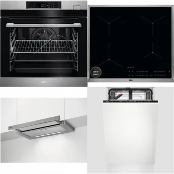 Set domácích spotřebičů AEG BSK782380M + AEG Mastery SenseBoil IAE64413XB + AEG DPE5660M + AEG Mastery GlassCare FSE73407P
