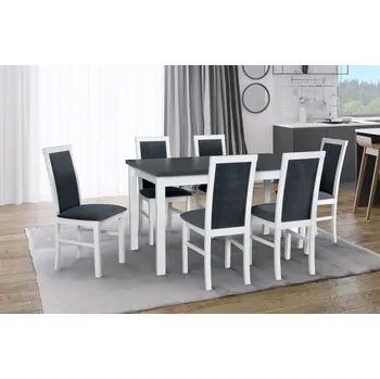 Jídelní set Jídelní set 6+1 Vito Vyberte Tkaninu:: Tkanina 6, Vyberte Moření:: Komplet sonoma