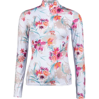 HKM Triko funkční Flower HKM, dámské, white/pink XXS