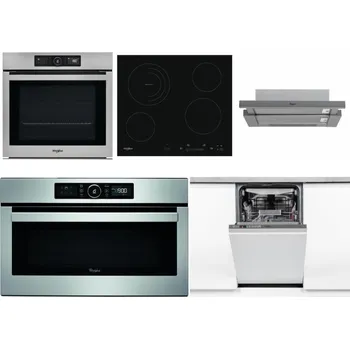 Set domácích spotřebičů WHIRLPOOL AKZ9 9480 IX + WHIRLPOOL AKT 8900 BA + WHIRLPOOL AKR 749/1 IX + WHIRLPOOL ABSOLUTE AMW 730 IX + WHIRLPOOL WSIO 3O34 PFE X