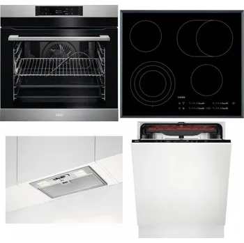 Set domácích spotřebičů AEG BPK742380M + AEG Mastery DirectTouch HK654070FB + AEG DGB3523S + AEG Mastery MaxiFlex FSB53927Z