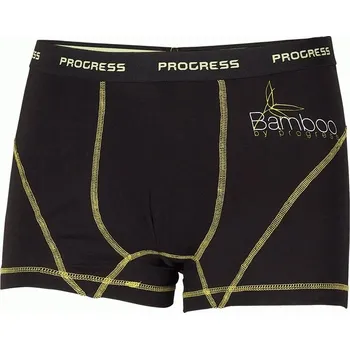 Boxerky E SKN pánské bambusové boxerky Progress vínová M
