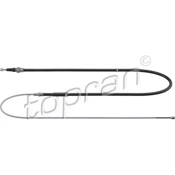 Brzdový systém Tažné lanko, parkovací brzda, , 6Q7609721C, 6Q7609721E, TOPRAN, 114 844
