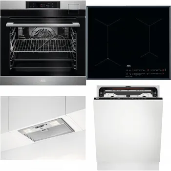 Set domácích spotřebičů AEG BSK792380M + AEG Mastery SenseFry IAE64431FB + AEG DGB3523S + AEG FSE74707P