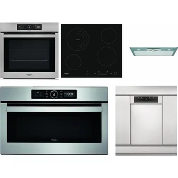 Set domácích spotřebičů WHIRLPOOL AKZ9 9480 IX + WHIRLPOOL AKT 8900 BA + WHIRLPOOL AKR 650/1 IX + WHIRLPOOL ABSOLUTE AMW 730 IX + WHIRLPOOL WSBO 3O34 PF X