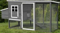 MyAnimal Kurník MH-04 193 x 75 x 103 cm šedý/bílý