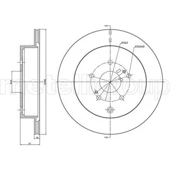 Brzdový kotouč Brzdový kotouč METELLI 23-1639C