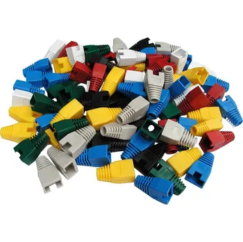 Konektor DATACOM ochrana pro plug RJ45 s výřezem šedý