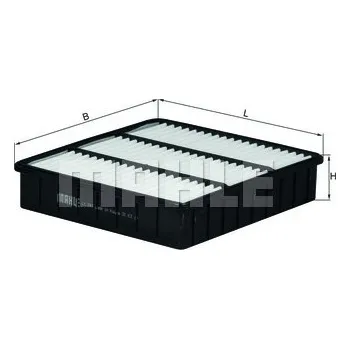 Vzduchový filtr Vzduchový filtr, , MD620737, MD620738, MR571472, MZ311784, MZ311784T, PW510764, XD620737, KNECHT, LX 843