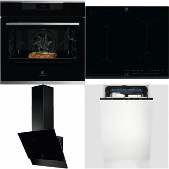 Set domácích spotřebičů ELECTROLUX KOEBP39X + ELECTROLUX EIV634 + ELECTROLUX LFV616K + ELECTROLUX EEM23100L