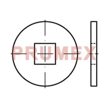 podložka Podložka pro dřevěné konstrukce DIN 440V 6,6 bez PÚ