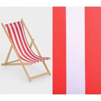 Lehátkovina šíře 43 cm s potiskem červených pruhů LH01