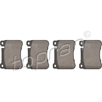 Brzdová destička Sada brzdových destiček, kotoučová brzda, , 0044205120, A0044205120, TOPRAN, 409 421