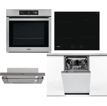 Set domácích spotřebičů WHIRLPOOL AKZ9 9480 IX + WHIRLPOOL WS Q2760 BF + WHIRLPOOL AKR 5390/1 IX + WHIRLPOOL WSIO 3O34 PFE X