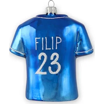 Fotbalový dres se jménem modrý