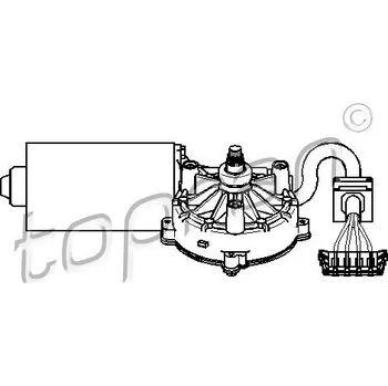 Motorek stěrače a odstřikovače Motor stěračů, , 2028200408, A2028200408, TOPRAN, 401 531