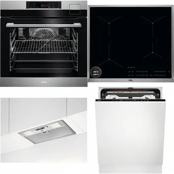 Set domácích spotřebičů AEG BSK792380M + AEG Mastery SenseBoil IAE64413XB + AEG DGB3523S + AEG FSE74707P