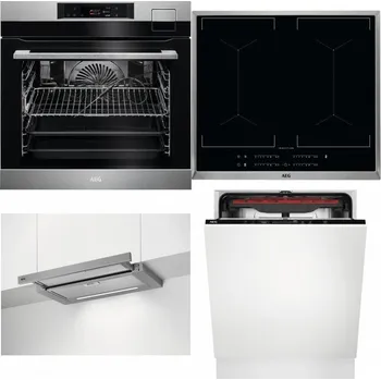Set domácích spotřebičů AEG BSK792380M + AEG Mastery DoubleBridge IKE64450XB + AEG DPE5660M + AEG Mastery MaxiFlex FSB53927Z