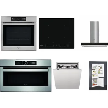 Set domácích spotřebičů WHIRLPOOL AKZ9 9480 IX + WHIRLPOOL WL S7260 NE + WHIRLPOOL WHBS 62F LT K + WHIRLPOOL ABSOLUTE AMW 730 IX + WHIRLPOOL WIC 3C33 PFE + WHIRLPOOL ART 65031