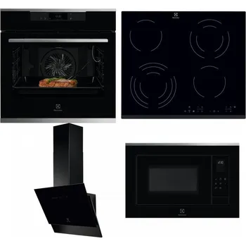 Set domácích spotřebičů ELECTROLUX KOEBP39X + ELECTROLUX EHF6343FOK + ELECTROLUX LFV616K + ELECTROLUX LMS4253TMX