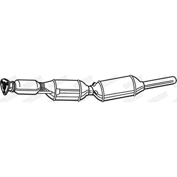 Katalyzátor Filtr pevných částic, výfukový systém, , 200102271R, 200106590R, 200107822R, 200109736R, 208023088R, 208025419R, WALKER, 73163