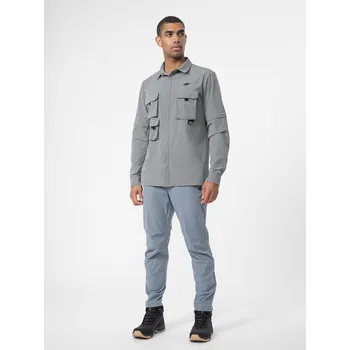 Pánské kalhoty 4F 4FSS23TFTRM092 MIDDLE GREY Pánské kalhoty US XL