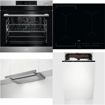 Set domácích spotřebičů AEG BSK782380M + AEG Mastery Bridge IKE64441IB + AEG DPE5660M + AEG Mastery MaxiFlex FSE73507P