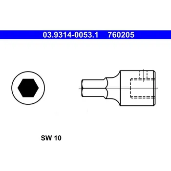 Sada nástrček, , ATE, 03.9314-0053.1