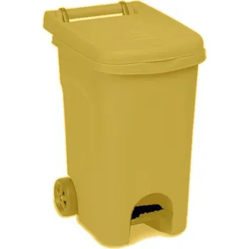 Odpadkový koš Odpadkový koš na třídění odpadu URBAN ECO 60 litrů žlutá